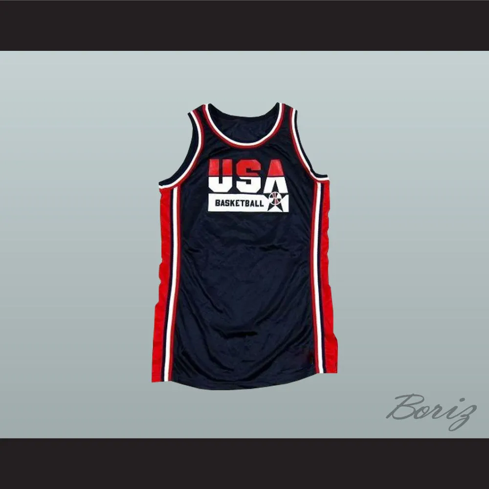 USA Team Away Basketball Jersey Custom Name and Number