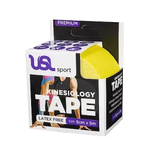 USL Sport Premium Kinesiology 5cm x 5m Yellow