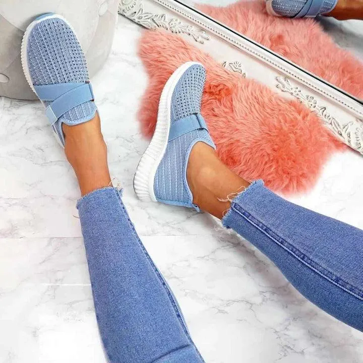 Velcro Bliss™ | Women's Slip-On Sneakers | Comfortable Walking Shoes, Lightweight Design & Easy On/Off