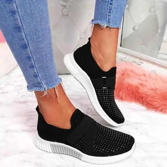 Velcro Bliss™ | Women's Slip-On Sneakers | Comfortable Walking Shoes, Lightweight Design & Easy On/Off