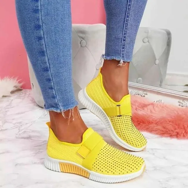 Velcro Bliss™ | Women's Slip-On Sneakers | Comfortable Walking Shoes, Lightweight Design & Easy On/Off