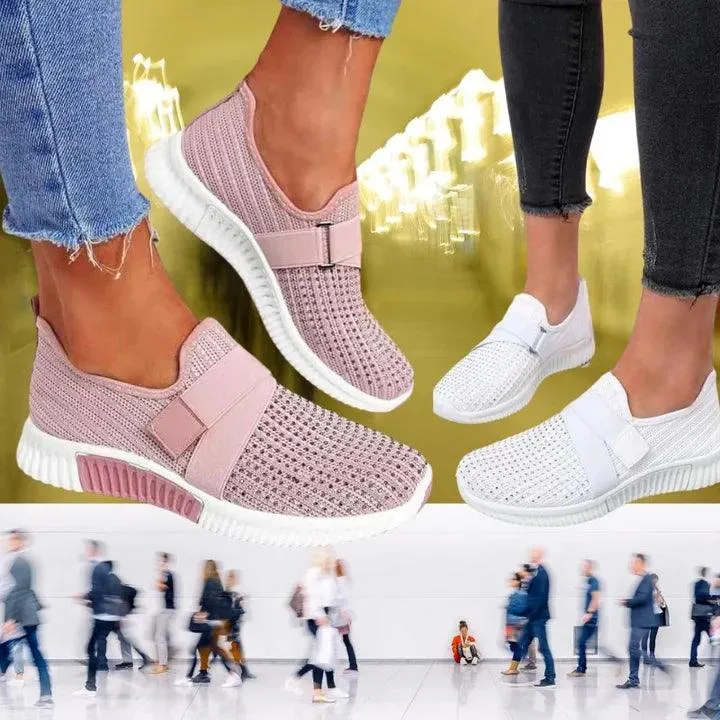 Velcro Bliss™ | Women's Slip-On Sneakers | Comfortable Walking Shoes, Lightweight Design & Easy On/Off