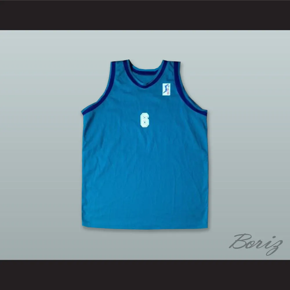 Velimir Perasovic 6 Baloncesto Fuenlabrada Teal Basketball Jersey
