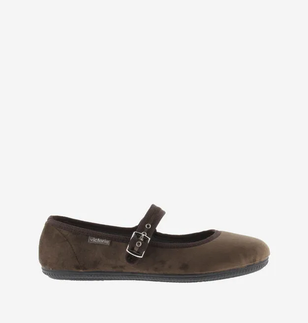 Velvet Maryjane shoes (Testa)