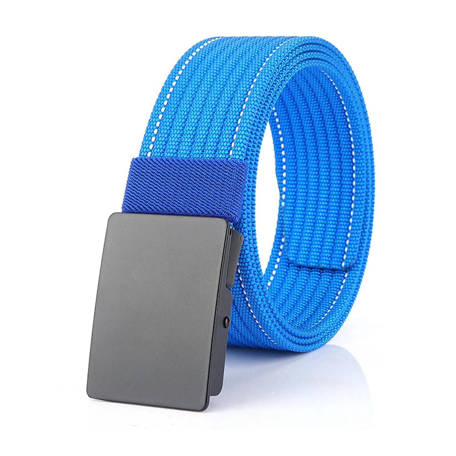 VERSATILE MULTICOLOR NYLON METAL BUCKLE BELT
