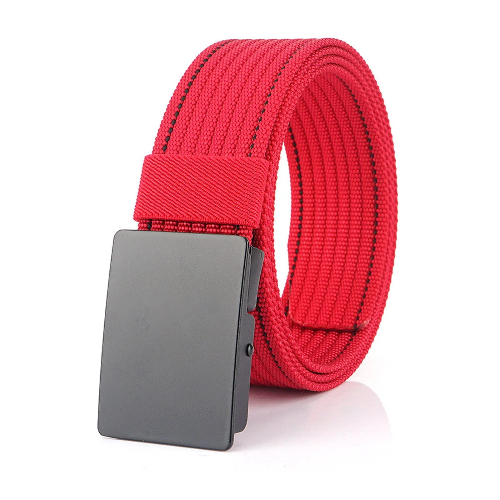 VERSATILE MULTICOLOR NYLON METAL BUCKLE BELT