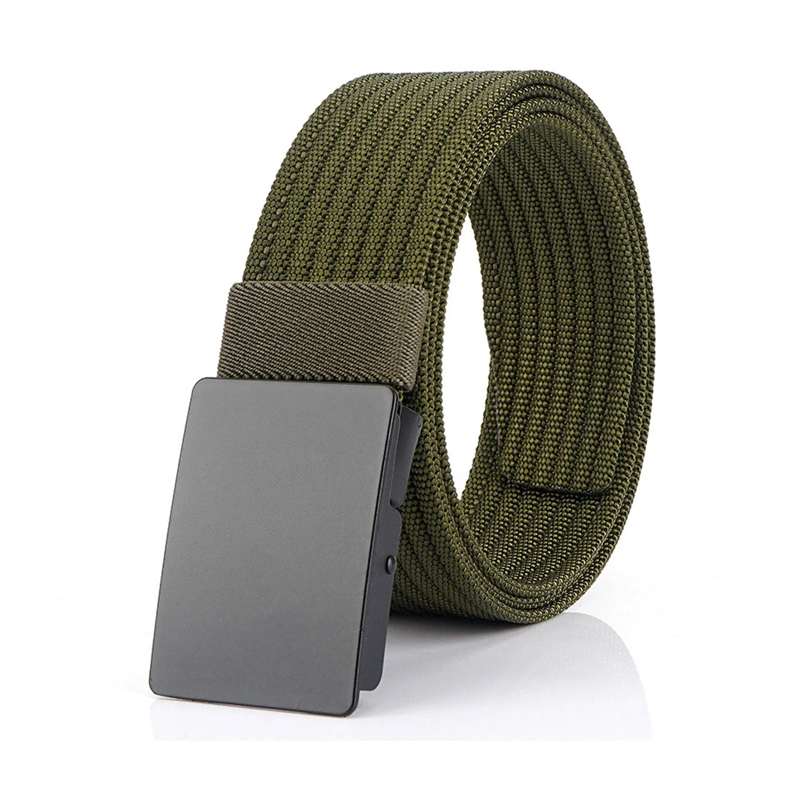 VERSATILE MULTICOLOR NYLON METAL BUCKLE BELT