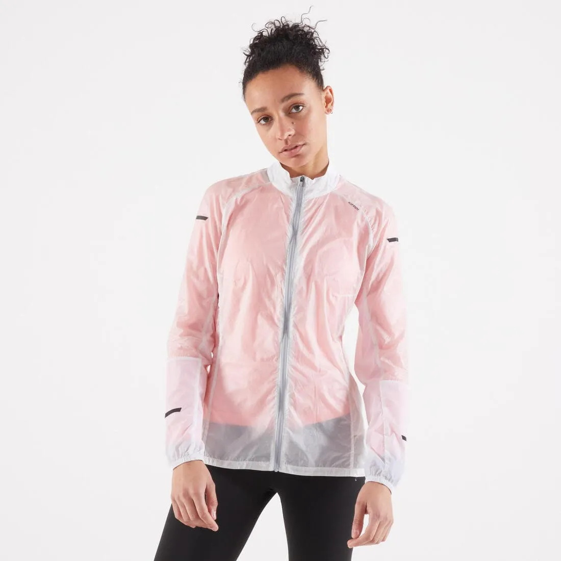 Veste running coupe vente Femme - KIPRUN WIND blanc