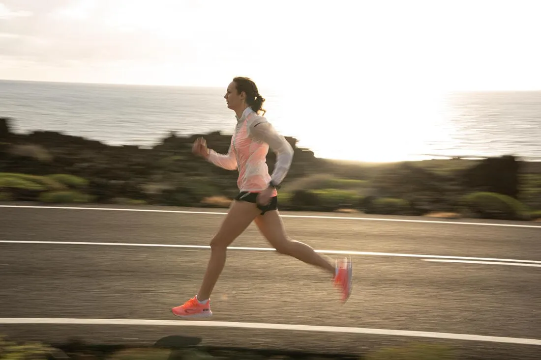 Veste running coupe vente Femme - KIPRUN WIND blanc
