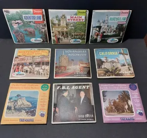 View master viewer and 9 complete sets of view master disks