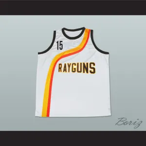Vince Carter 15 Roswell Rayguns White Basketball Jersey