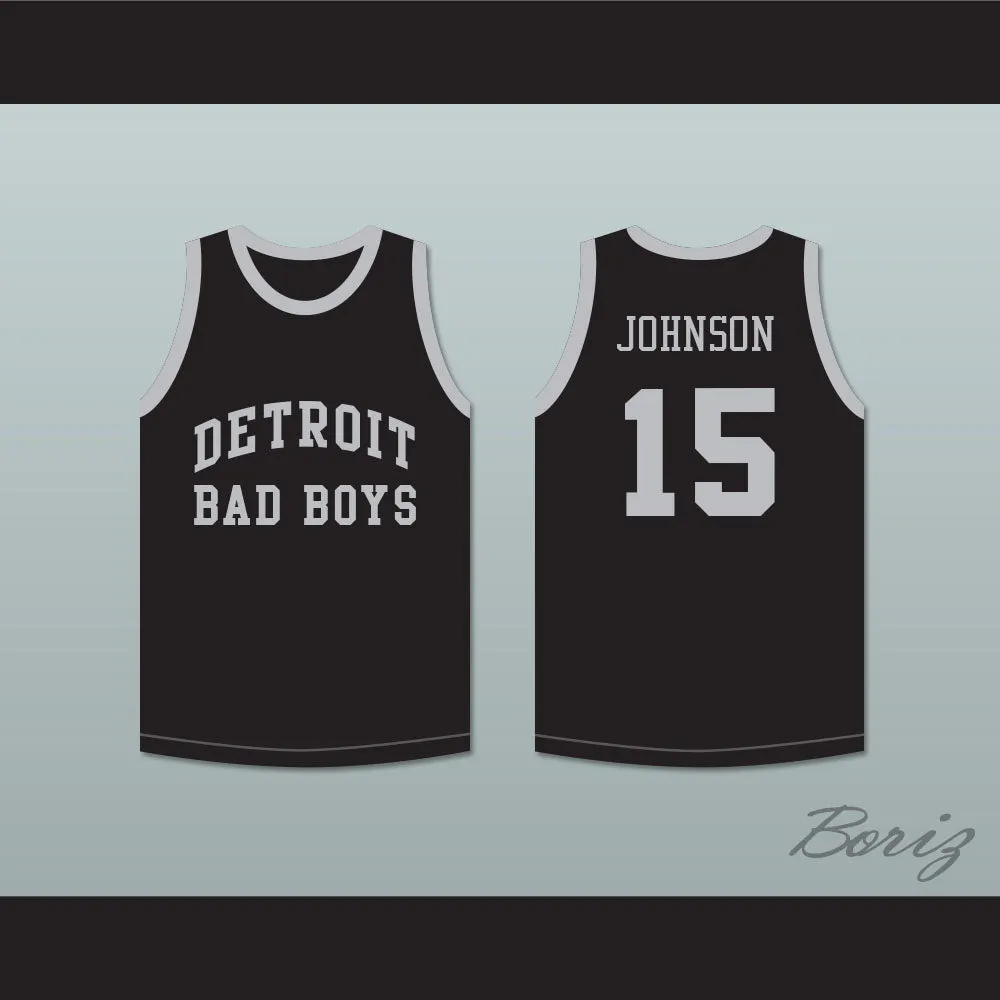 Vinnie Johnson 15 Detroit Bad Boys Basketball Jersey