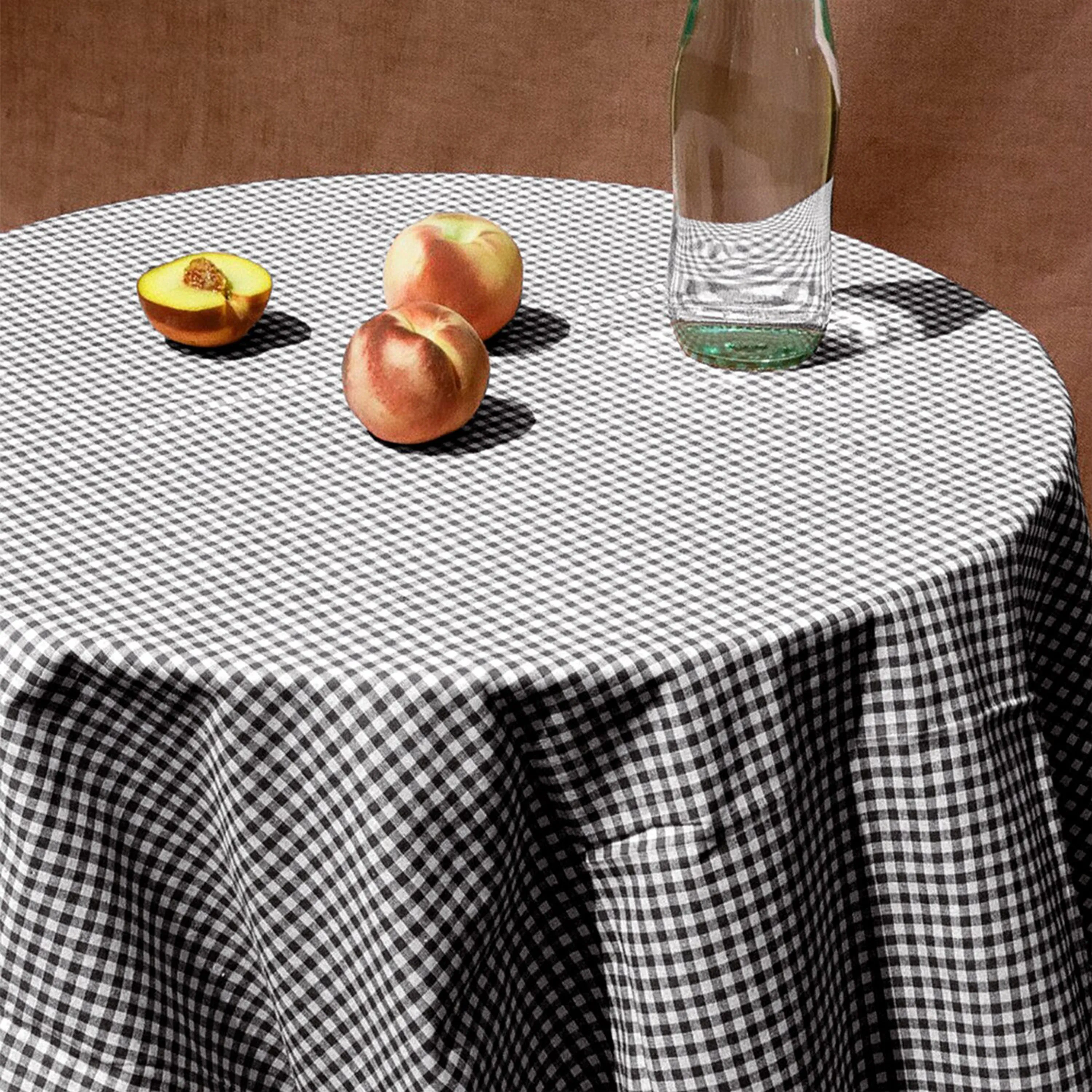 Vintage Checked Cotton Table Cloth