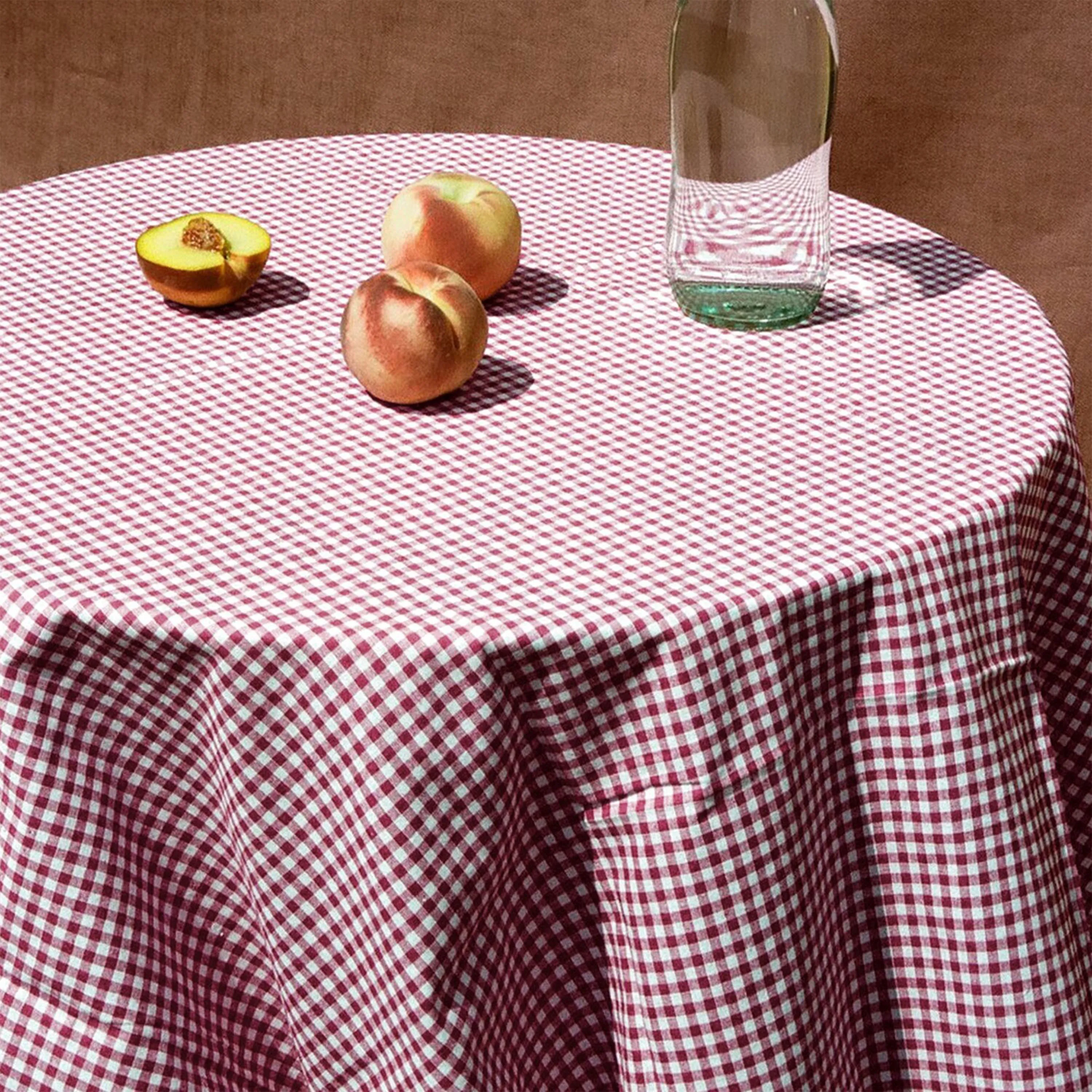 Vintage Checked Cotton Table Cloth