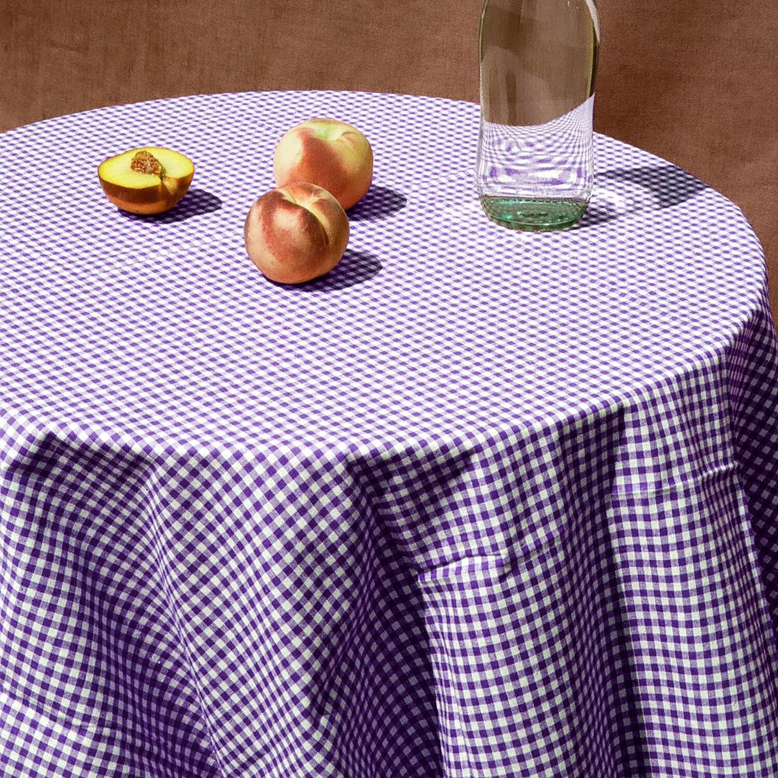 Vintage Checked Cotton Table Cloth