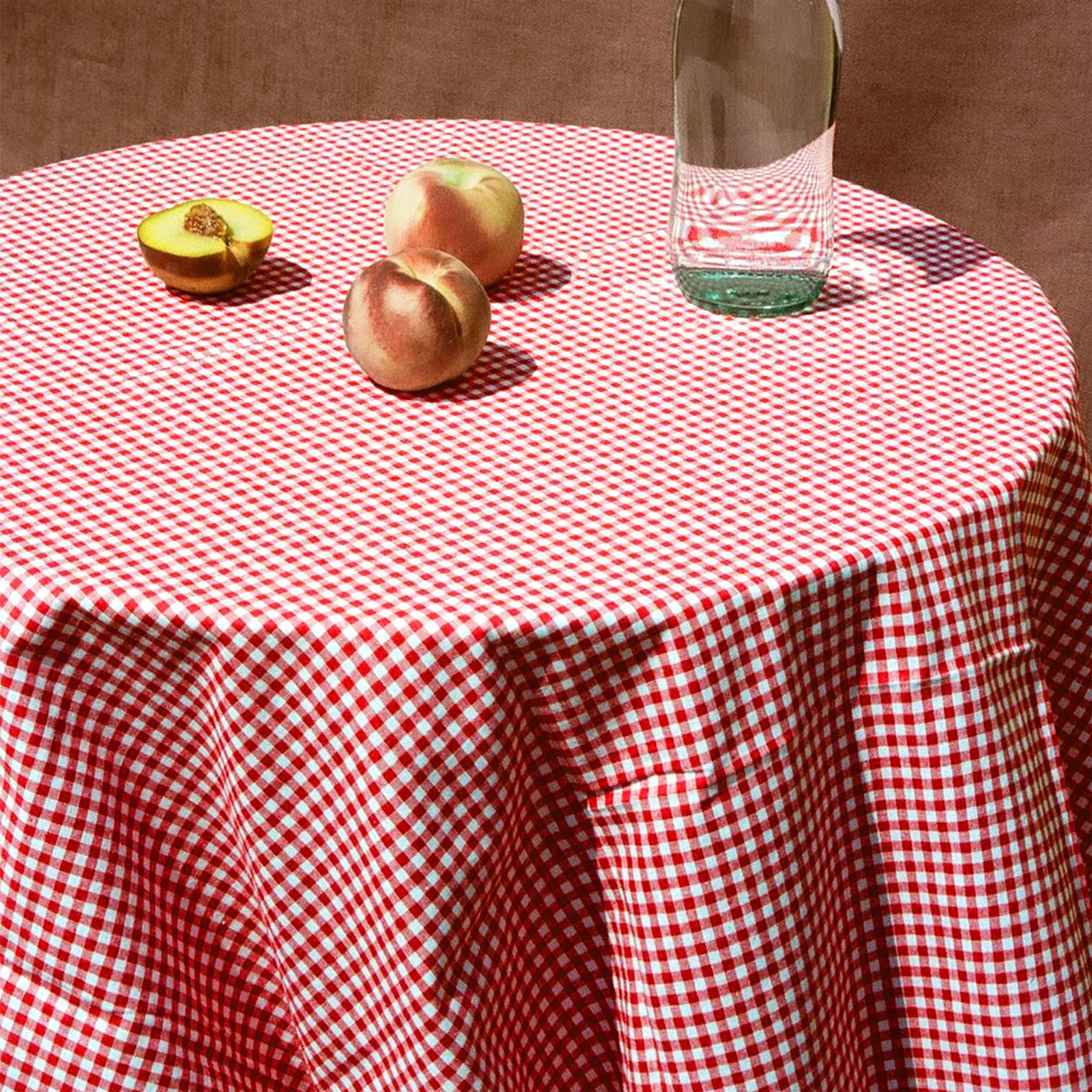 Vintage Checked Cotton Table Cloth