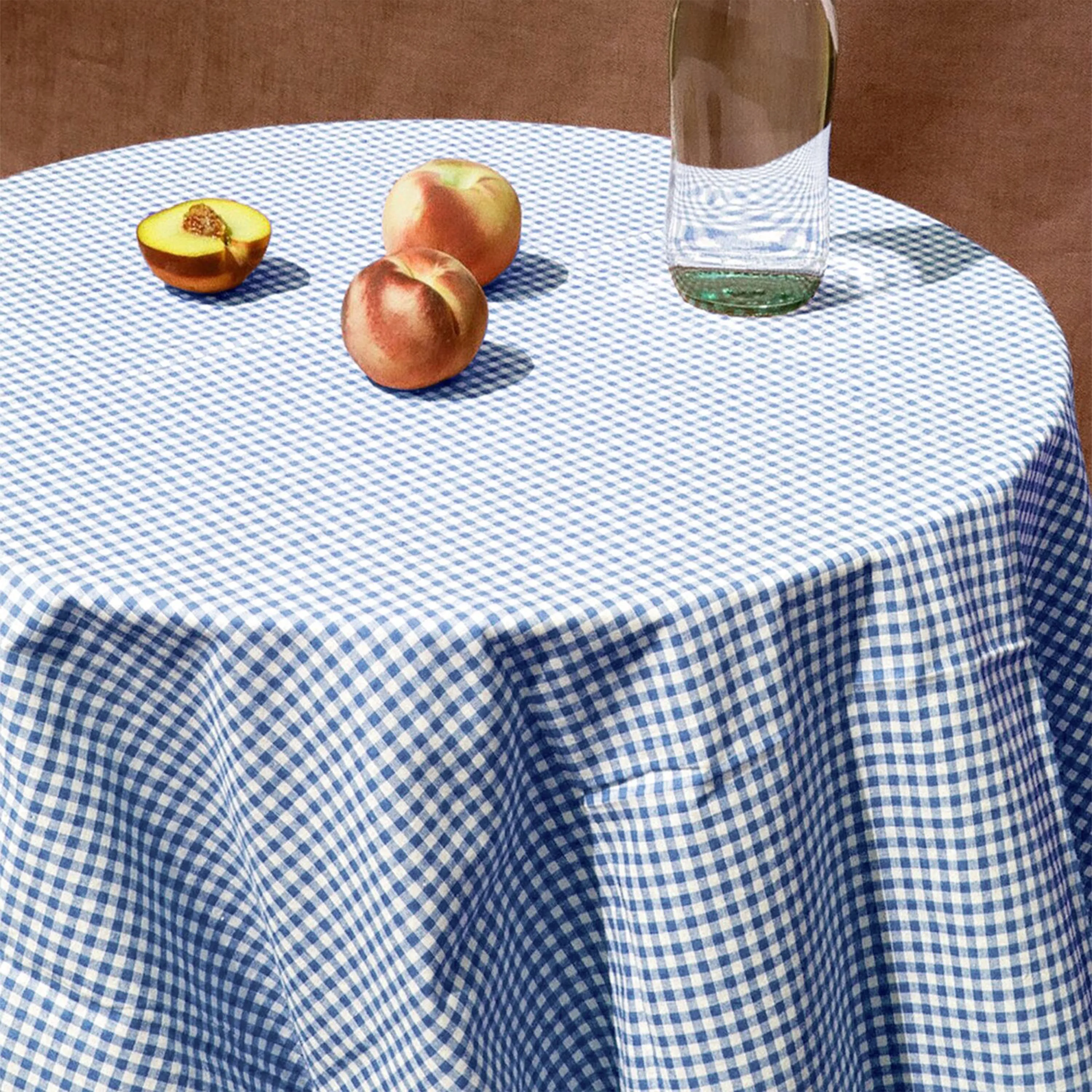 Vintage Checked Cotton Table Cloth