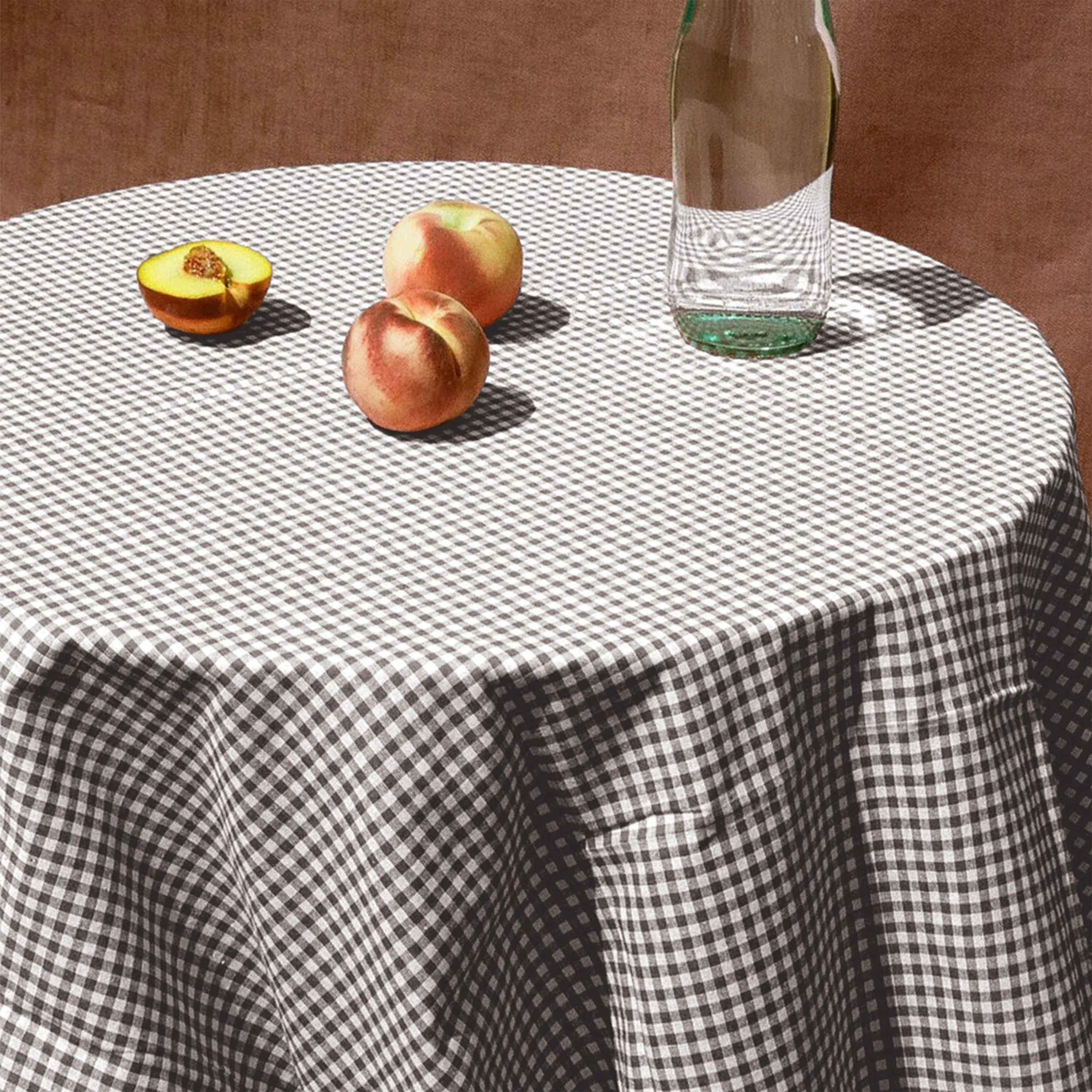 Vintage Checked Cotton Table Cloth