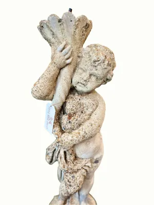 Vintage Cherub Angel Garden Fountain