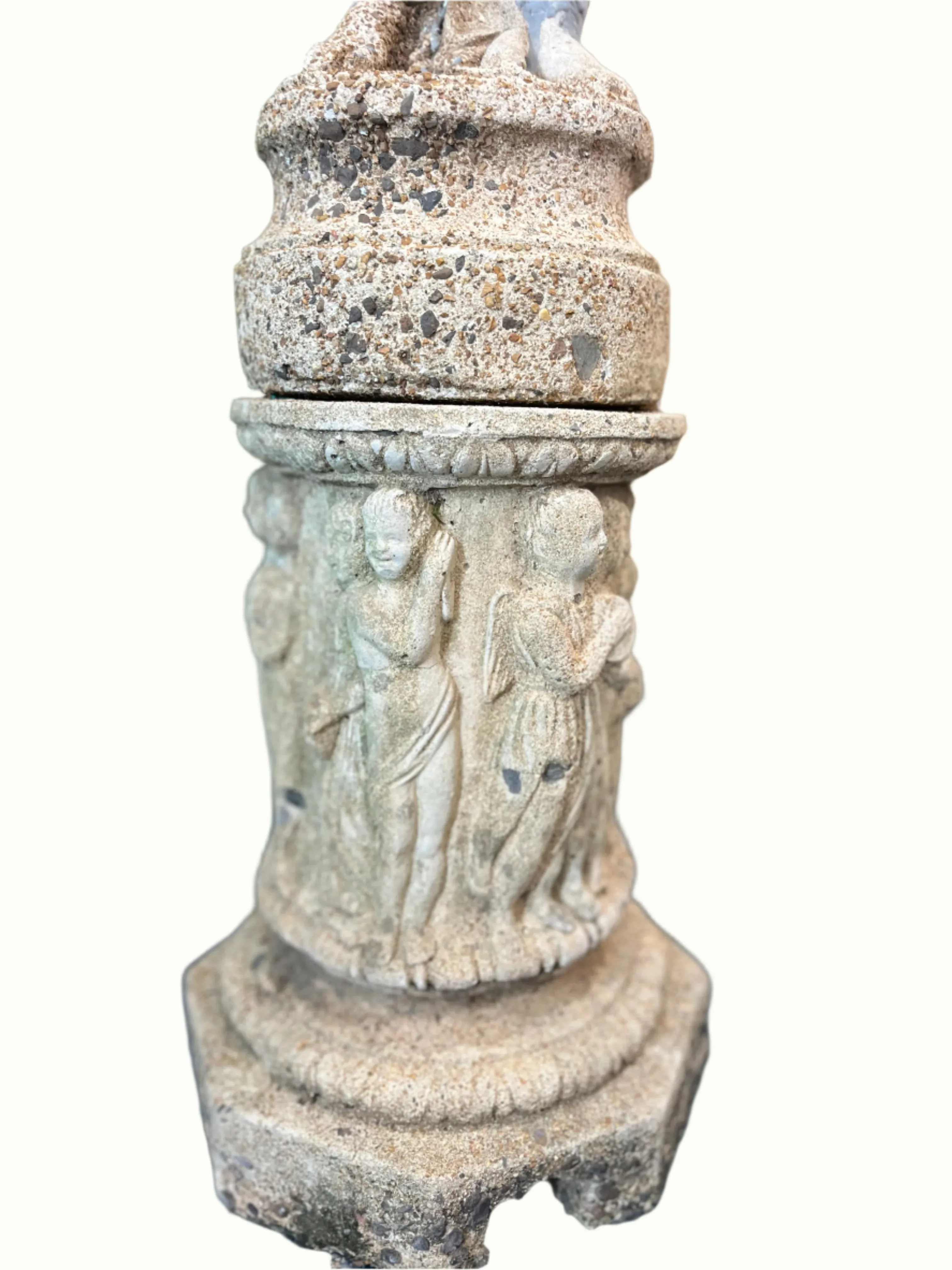 Vintage Cherub Angel Garden Fountain
