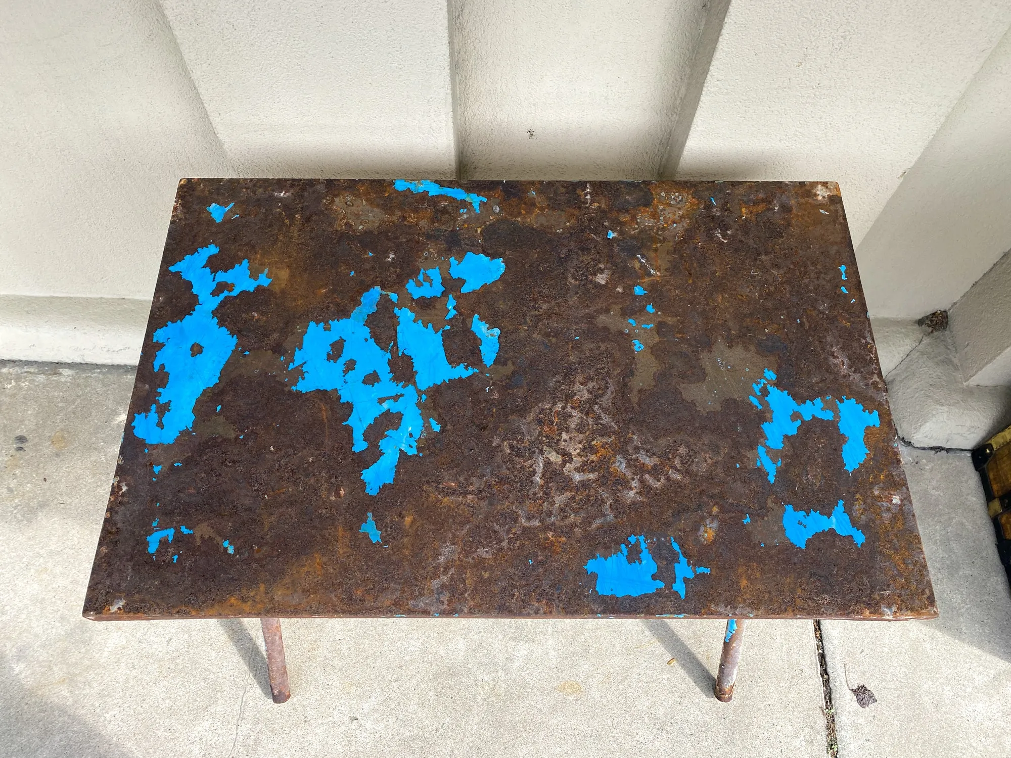 Vintage French Industrial Folding Table