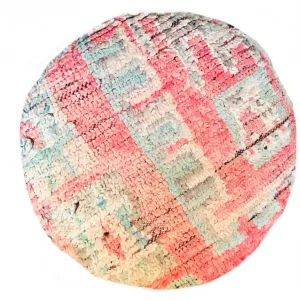 Vintage Moroccan Floor Cushion Stuffed