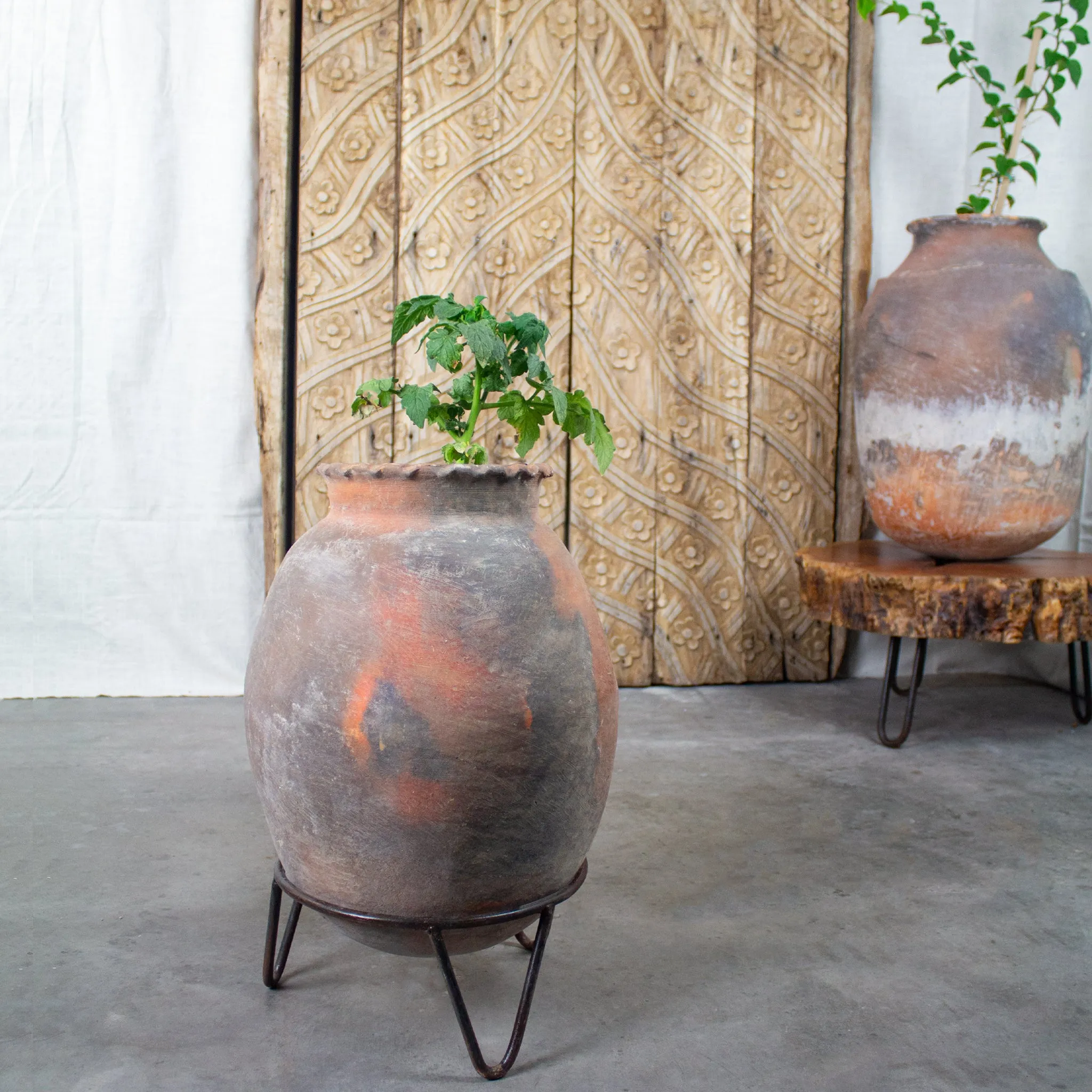 Vintage Oaxacan Distillery Pot, Small Planter