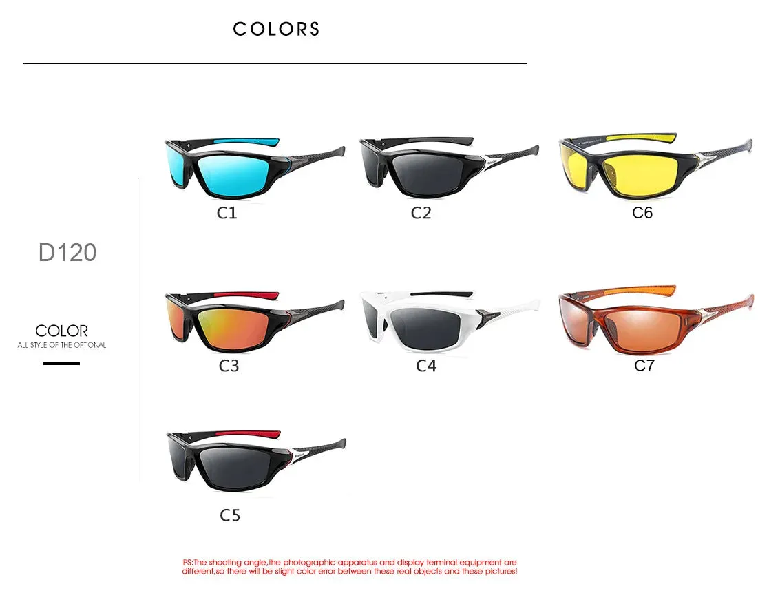 Vintage Polarized Sunglasses - Outdoor Sports Windproof Sand Classic Driving with UV400 Protection