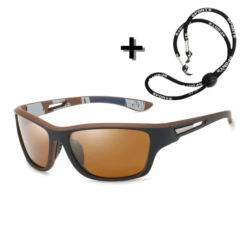 Vintage Polarized Sunglasses - Outdoor Sports Windproof Sand Classic Driving with UV400 Protection