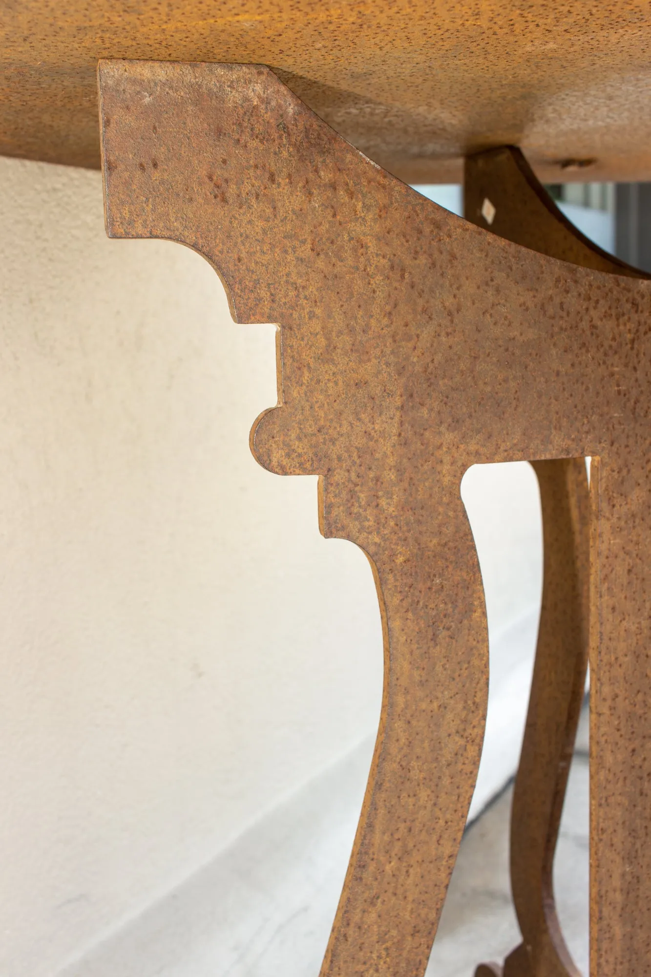 Vintage Spanish Iron Hexagonal Top Table