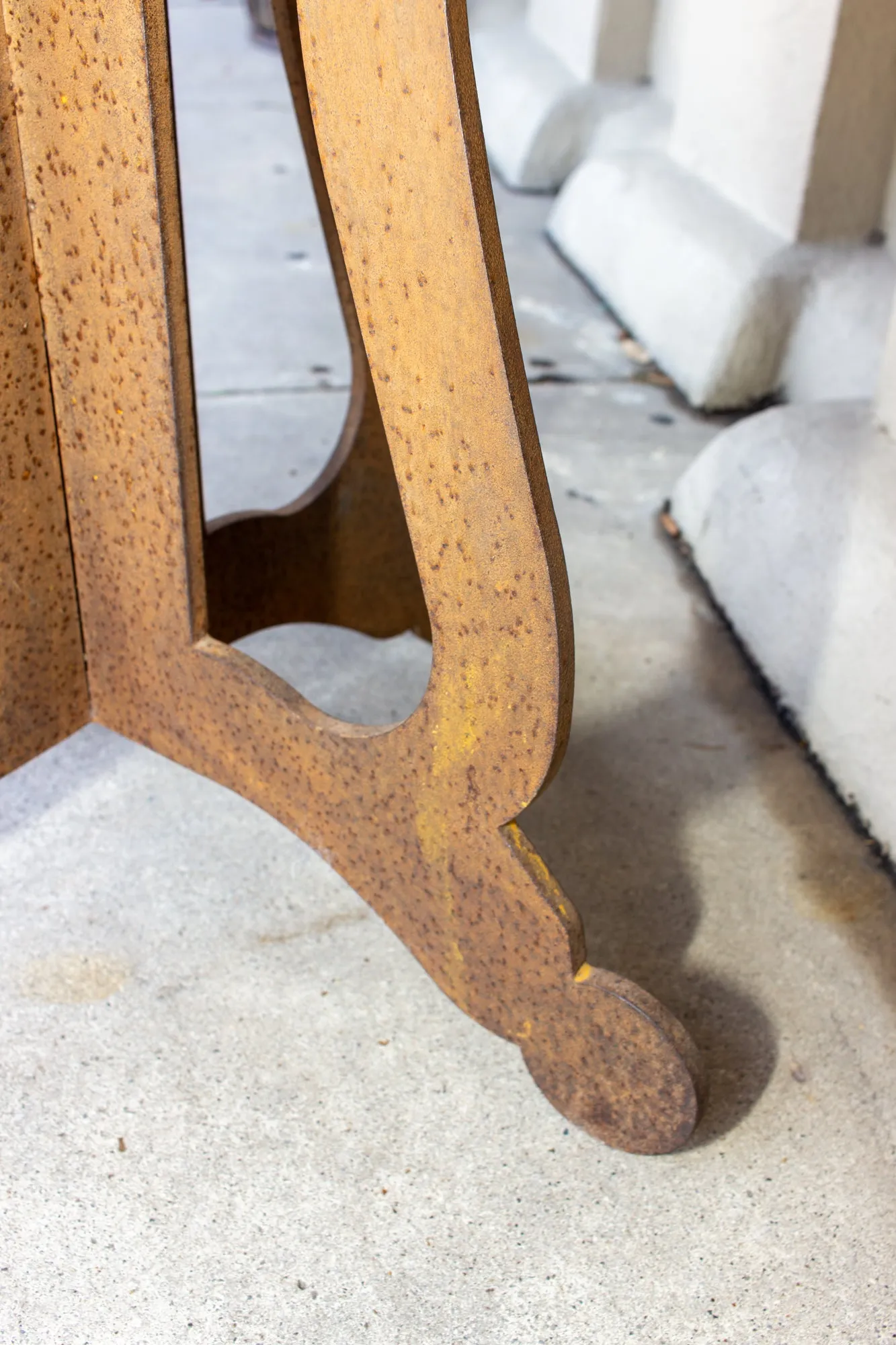 Vintage Spanish Iron Hexagonal Top Table