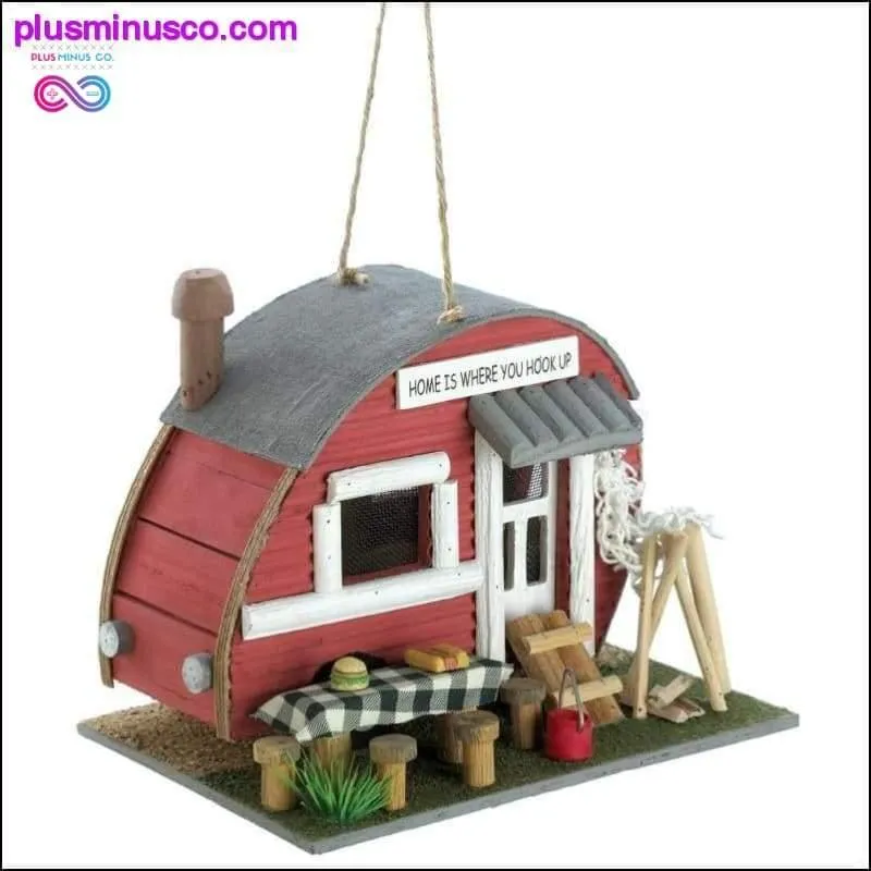Vintage Trailer Birdhouse ll PlusMinusco.com