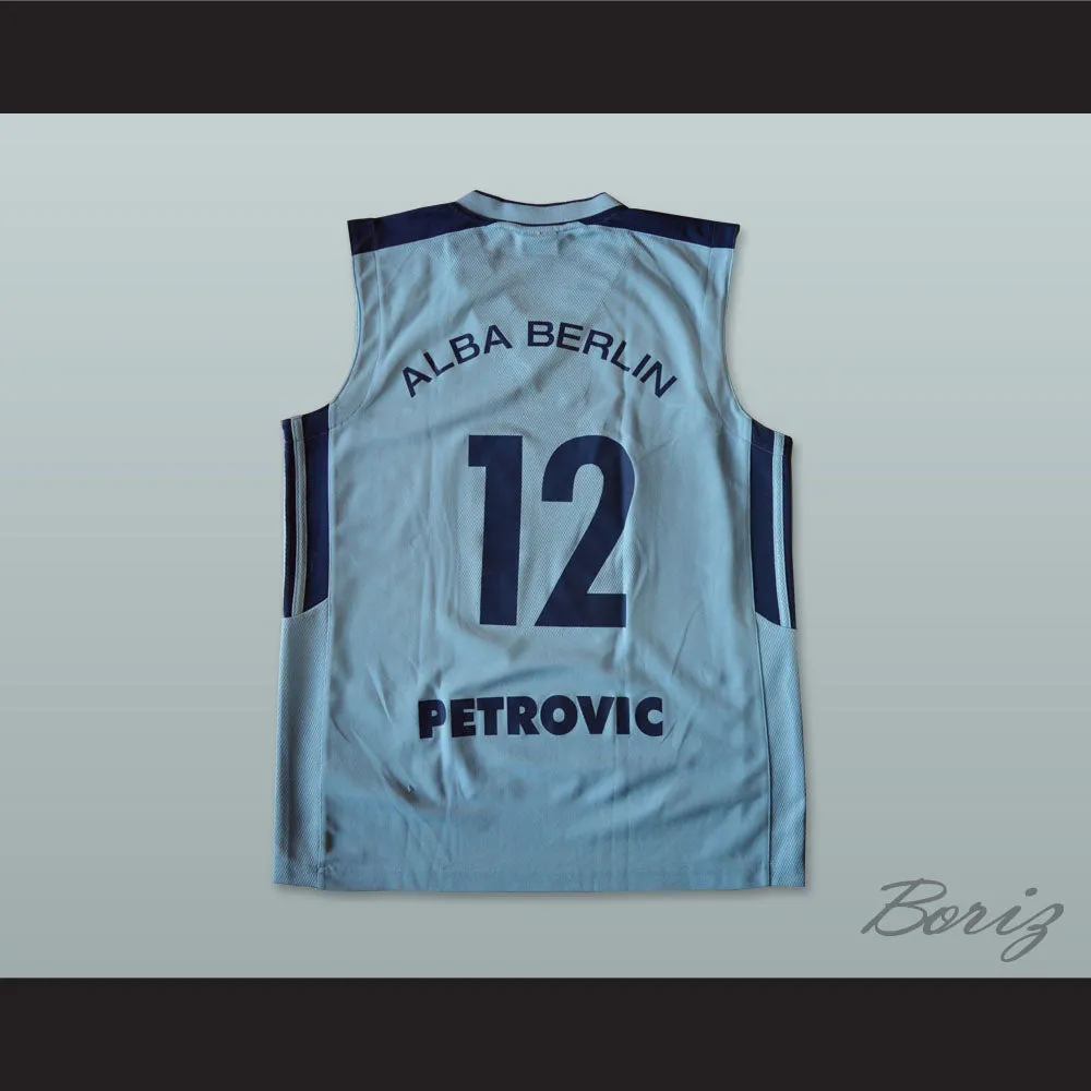Vlade Petrovic 12 Alba Berlin Basketball Jersey