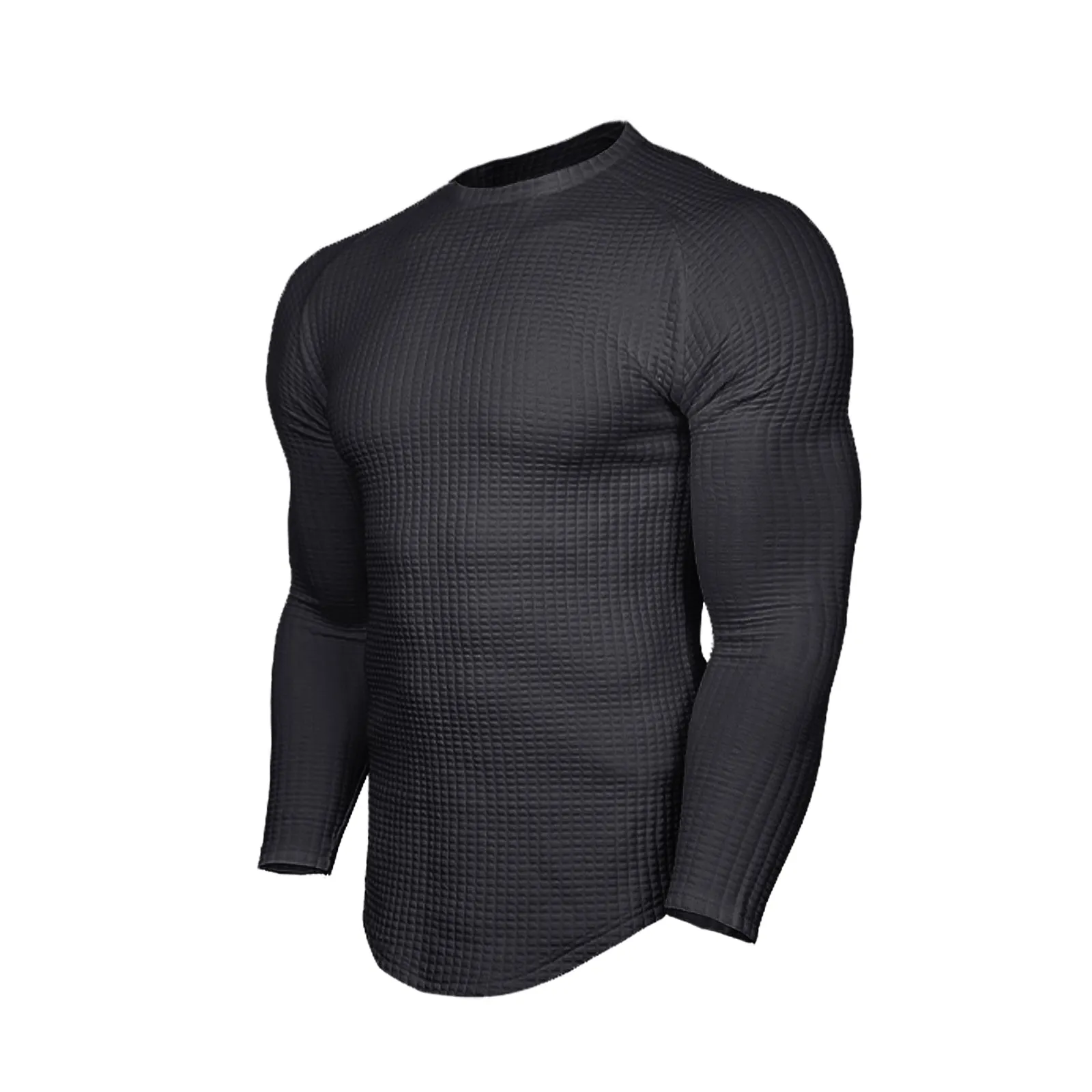 WAFFLE RAGLAN SWEATSHIRT