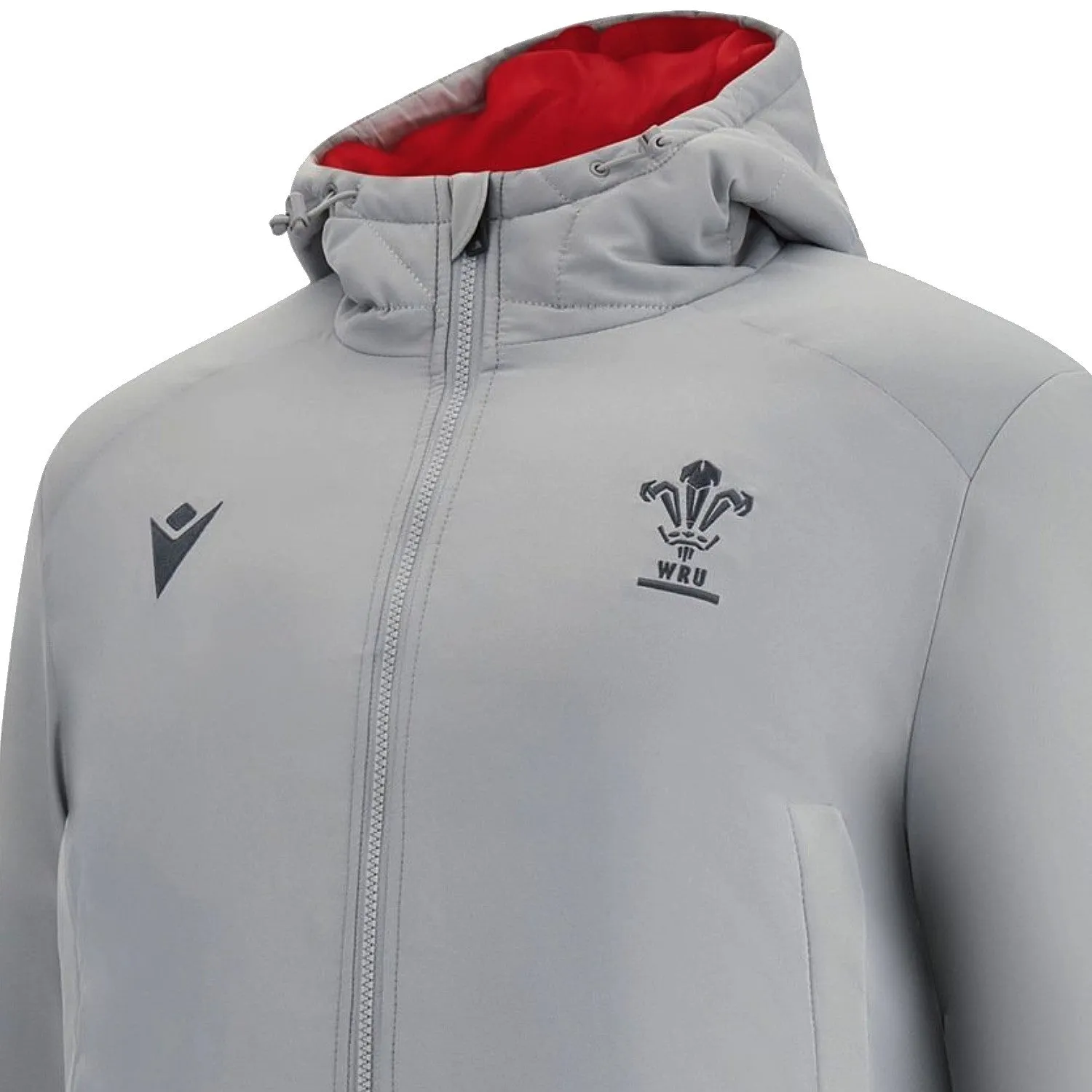 Wales Rugby long bench padded jacket 2022/23 - Macron