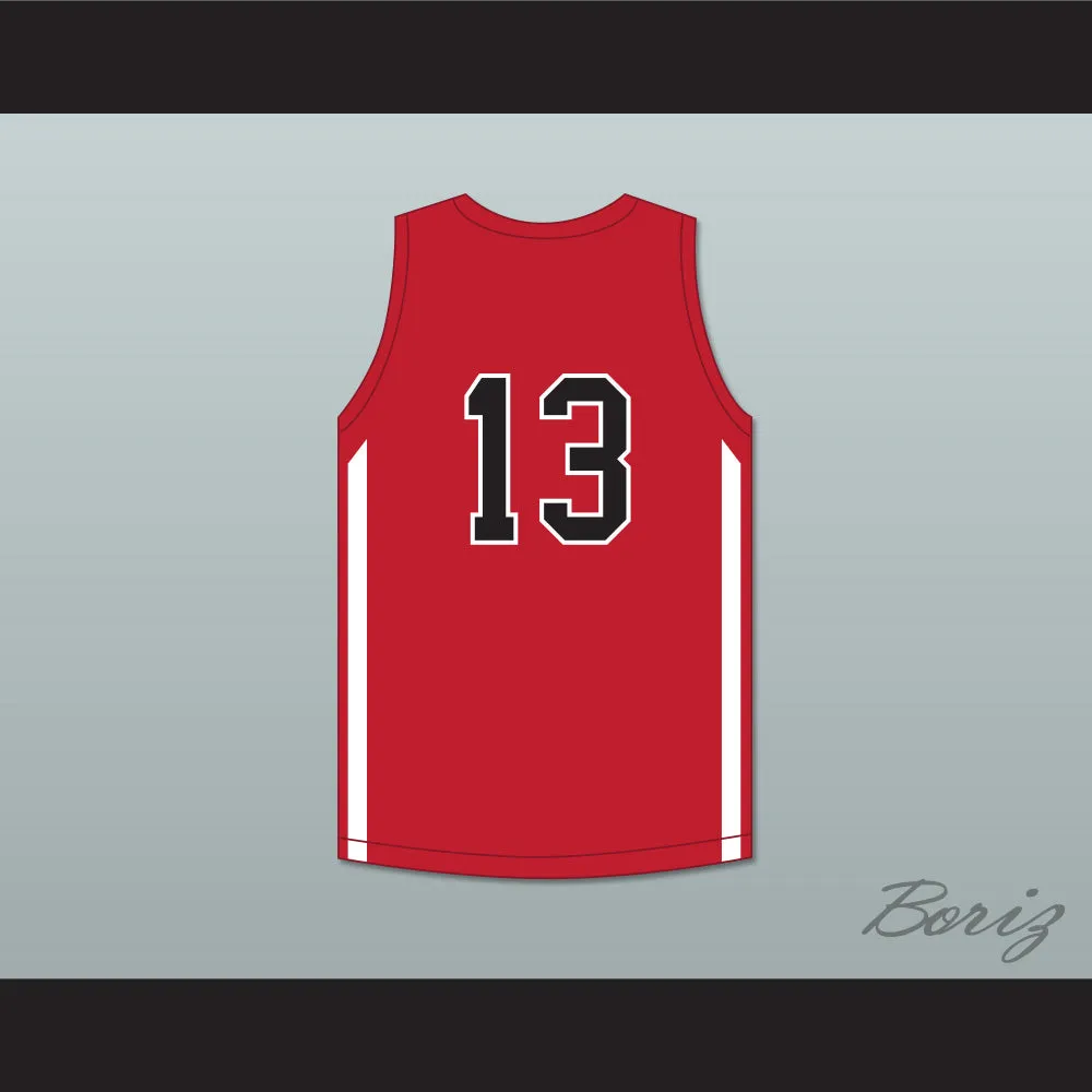 Walker Kessler 13 Woodward Academy War Eagles Red Basketball Jersey 1