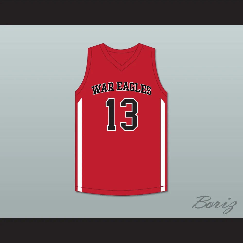 Walker Kessler 13 Woodward Academy War Eagles Red Basketball Jersey 1
