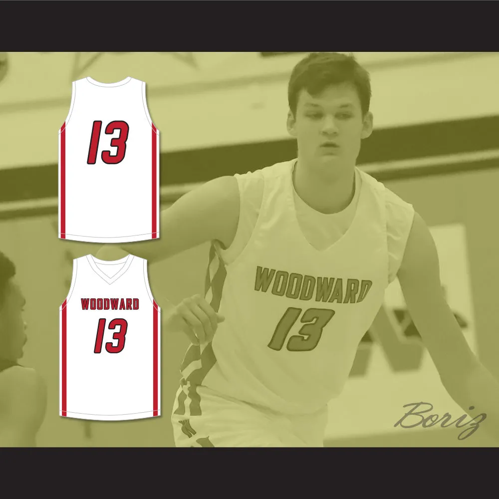 Walker Kessler 13 Woodward Academy War Eagles White Basketball Jersey 1
