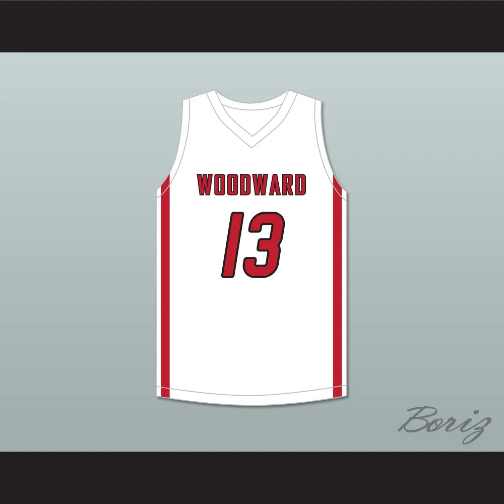 Walker Kessler 13 Woodward Academy War Eagles White Basketball Jersey 1