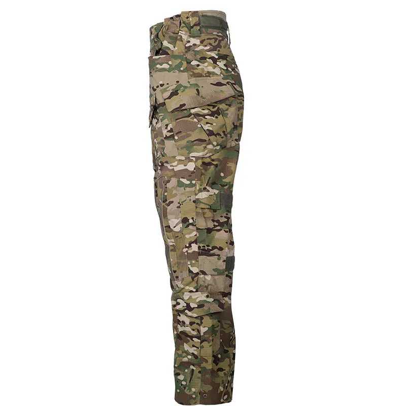 Waterproof Camo Tactical Big Pocket Pants for Combat Training