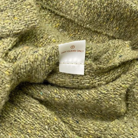 Weave Of The Irish Women's Large Wool Alpaca Knit Coat Jacket Made in Ireland