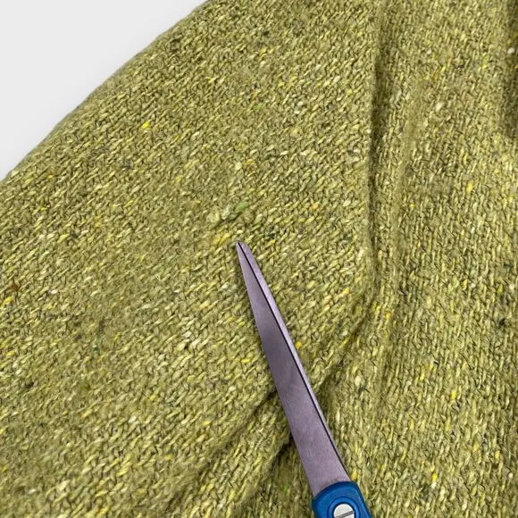 Weave Of The Irish Women's Large Wool Alpaca Knit Coat Jacket Made in Ireland