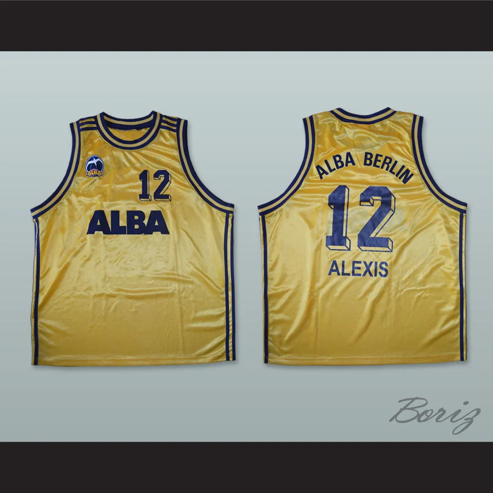 Wendell Alexis 12 Alba Berlin Basketball Jersey