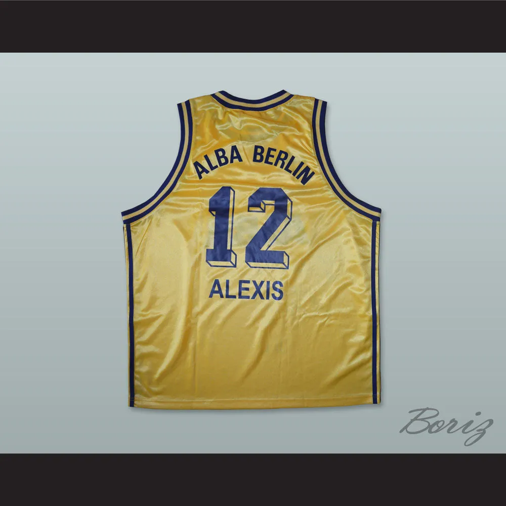 Wendell Alexis 12 Alba Berlin Basketball Jersey