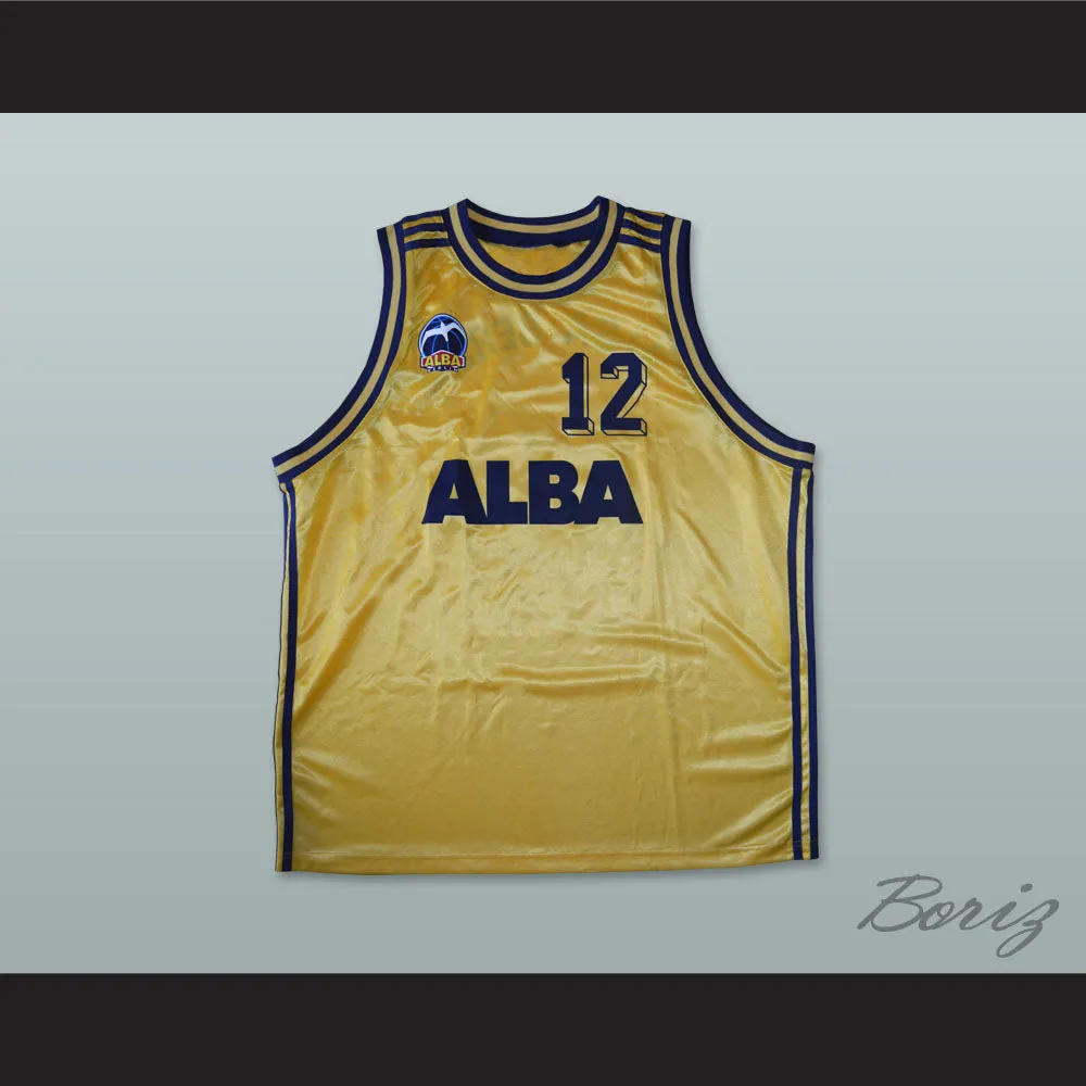 Wendell Alexis 12 Alba Berlin Basketball Jersey