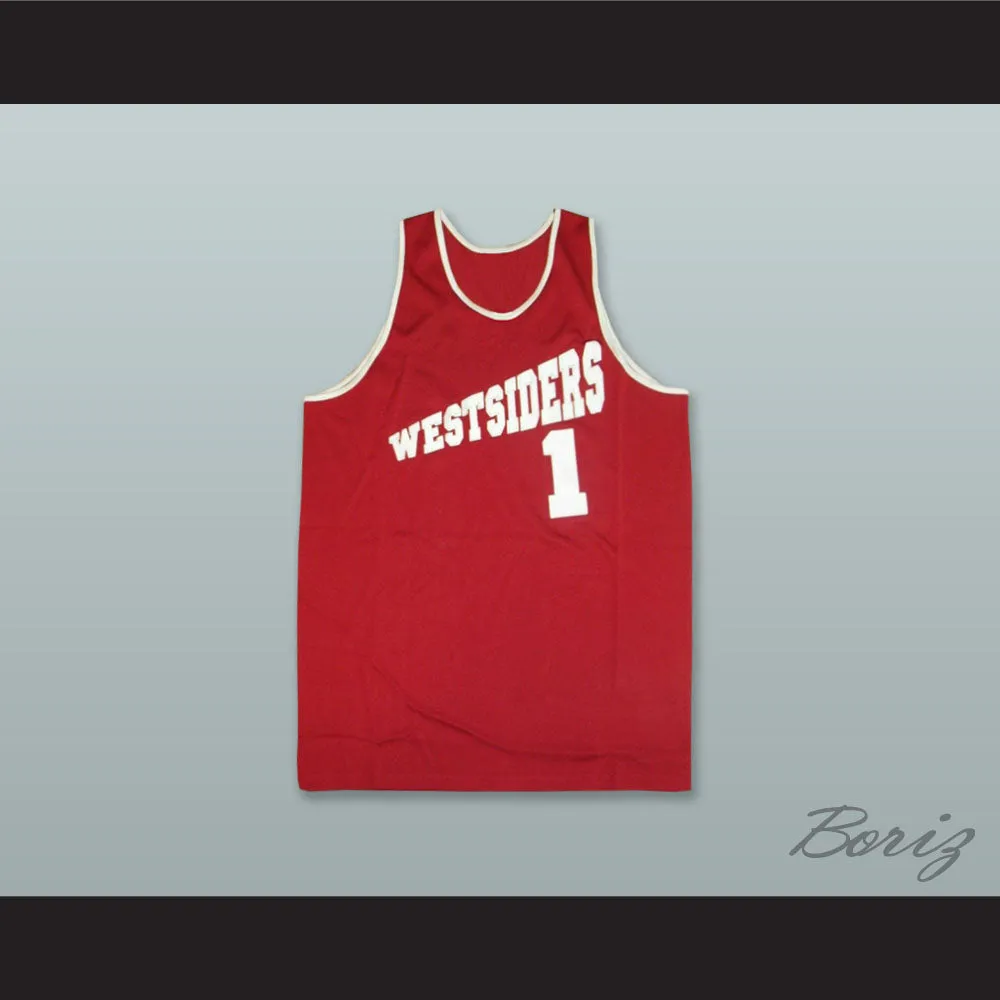 Westsiders 1 Red Rucker Park Basketball Jersey
