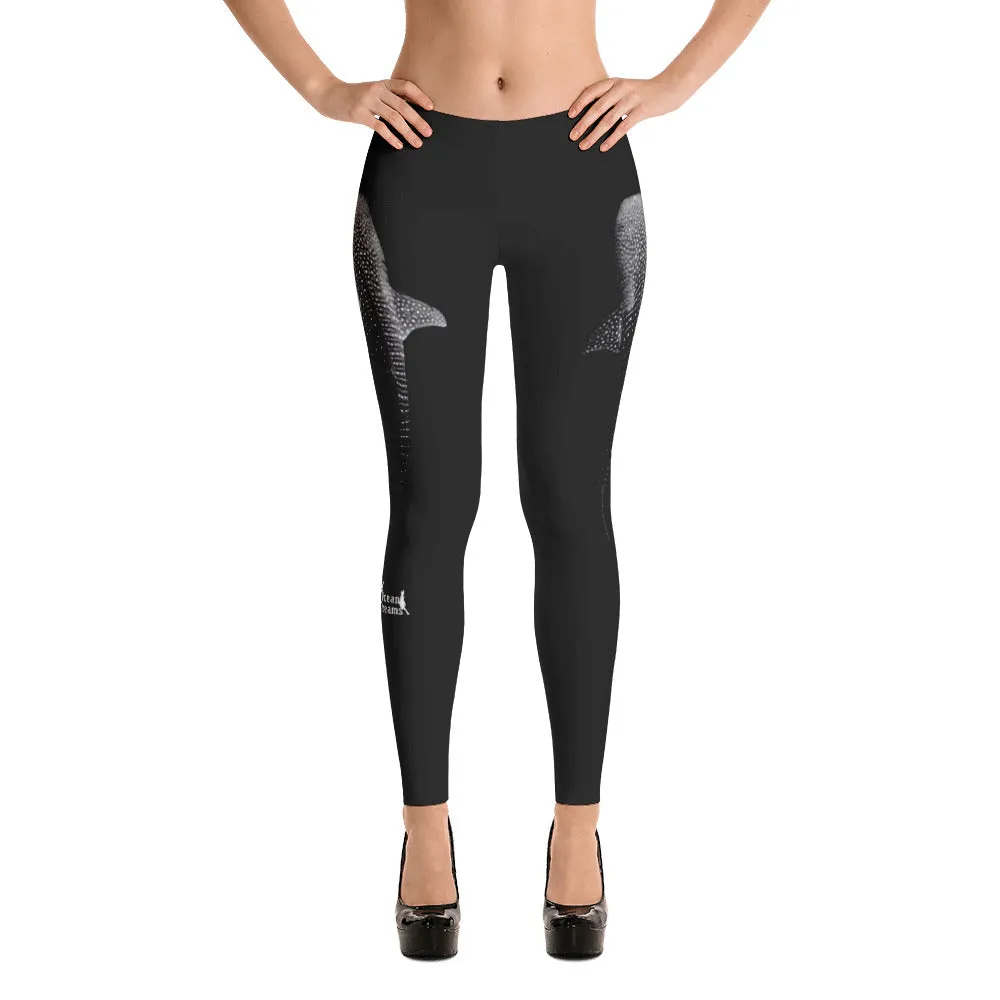 Whale Shark Below Leggings