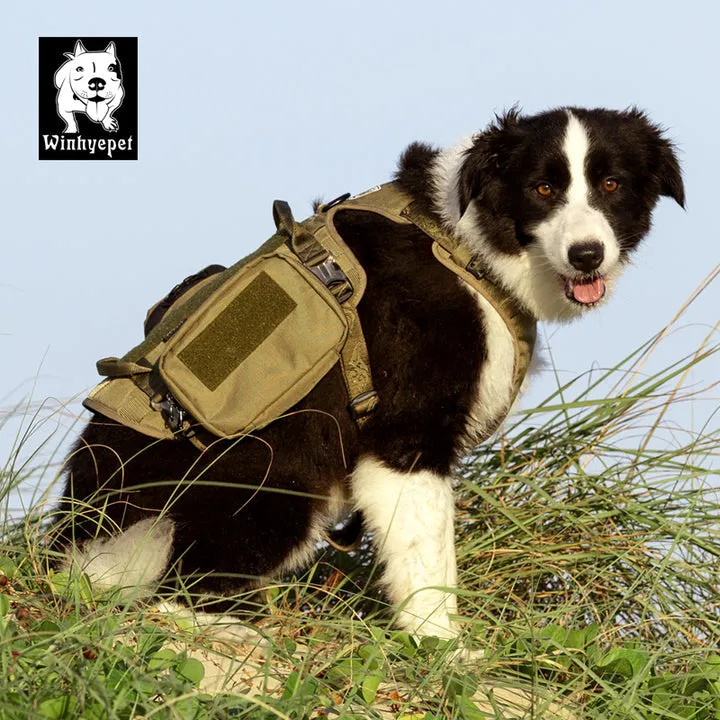 Whinhyepet Military Harness - Army Green, L