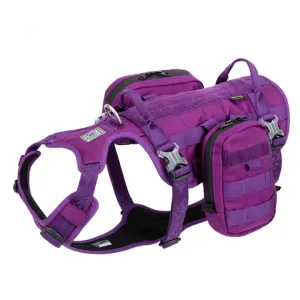 Whinhyepet Military Harness - Purple, M