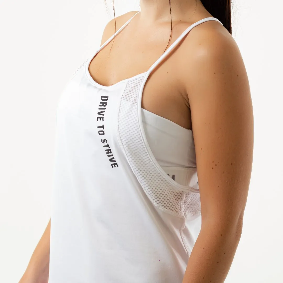 White Lightweight Tank Top